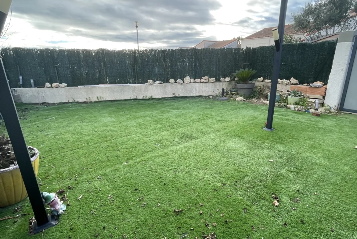 Maison T3 avec jardin à Vic la Gardiole – 44 m² dans résidence sécurisée 