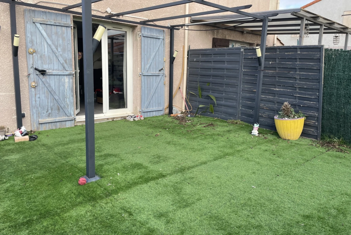 Maison T3 avec jardin à Vic la Gardiole – 44 m² dans résidence sécurisée 