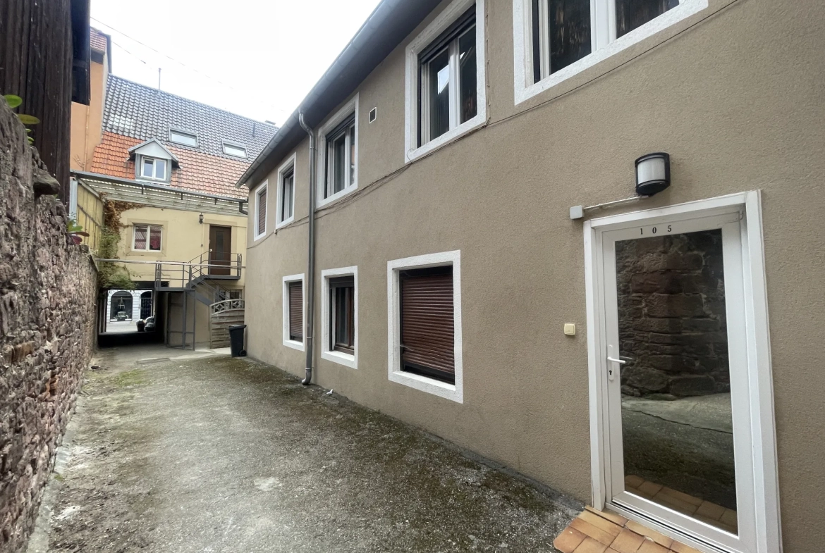 Immeuble de rapport à Guebwiller avec forte rentabilité et plusieurs locataires 