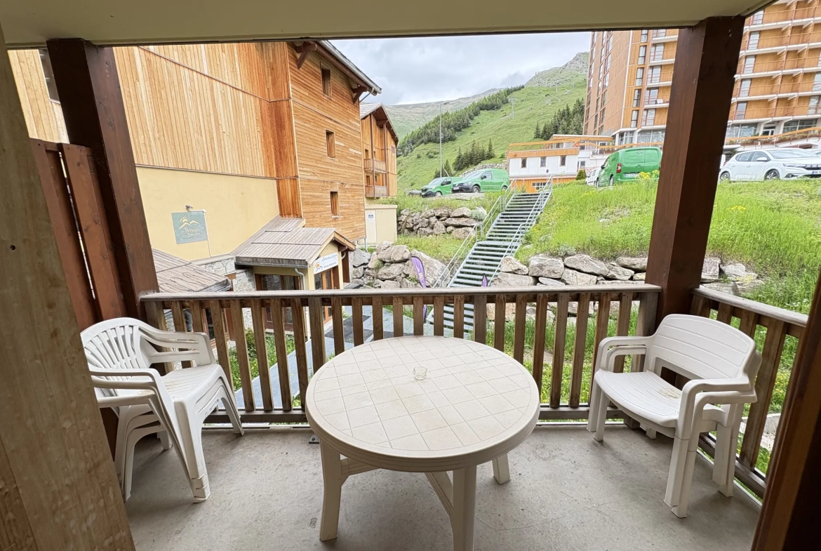 Charmant appartement T2 à Orcières Merlette avec balcon, piscine et parking 