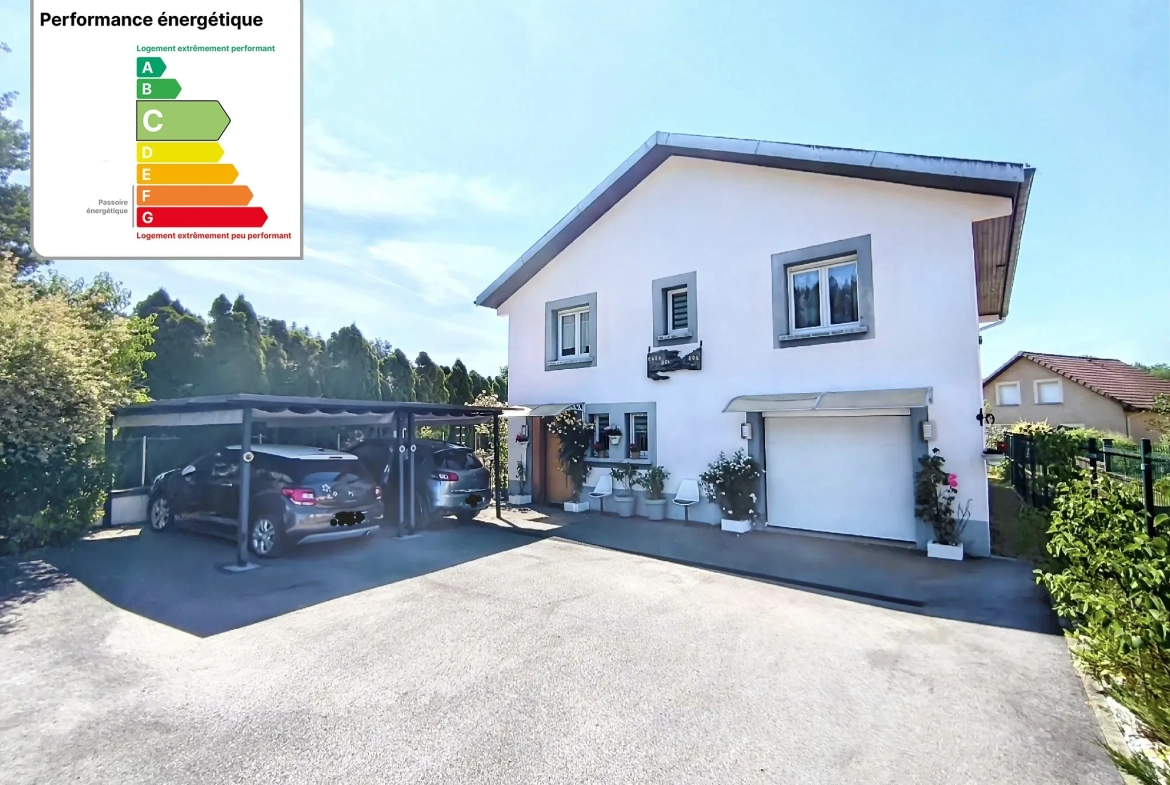 Maison rénovée de 115 m² avec terrain clos à Gérardmer 