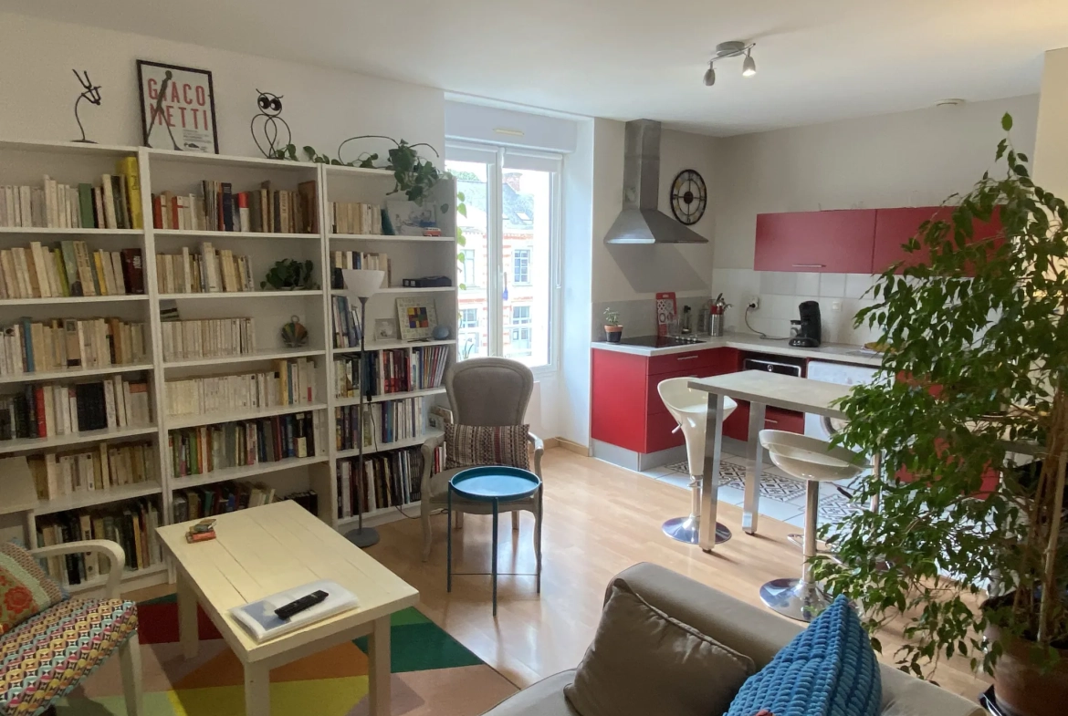 Bel appartement T3 à Pontivy proche du centre-ville et de la gare 
