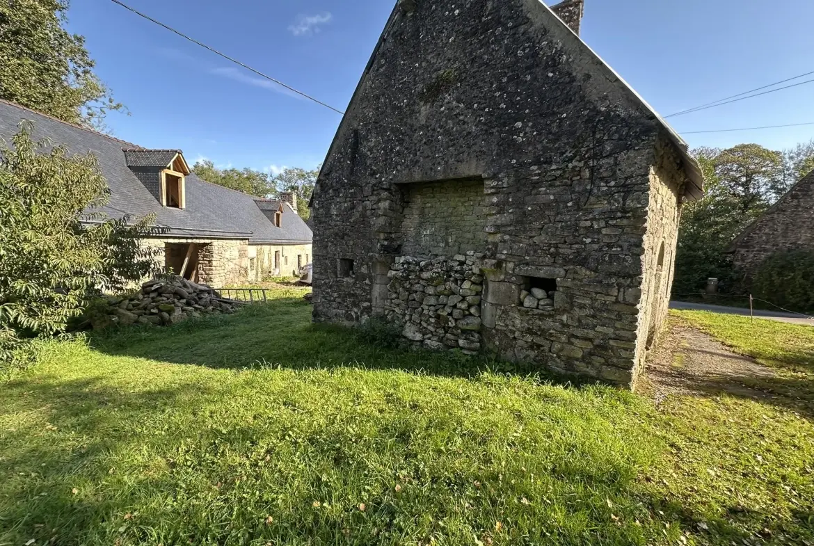 Longère à rénover à Quistinic dans la vallée du Blavet – Idéal investissement ou pied-à-terre 