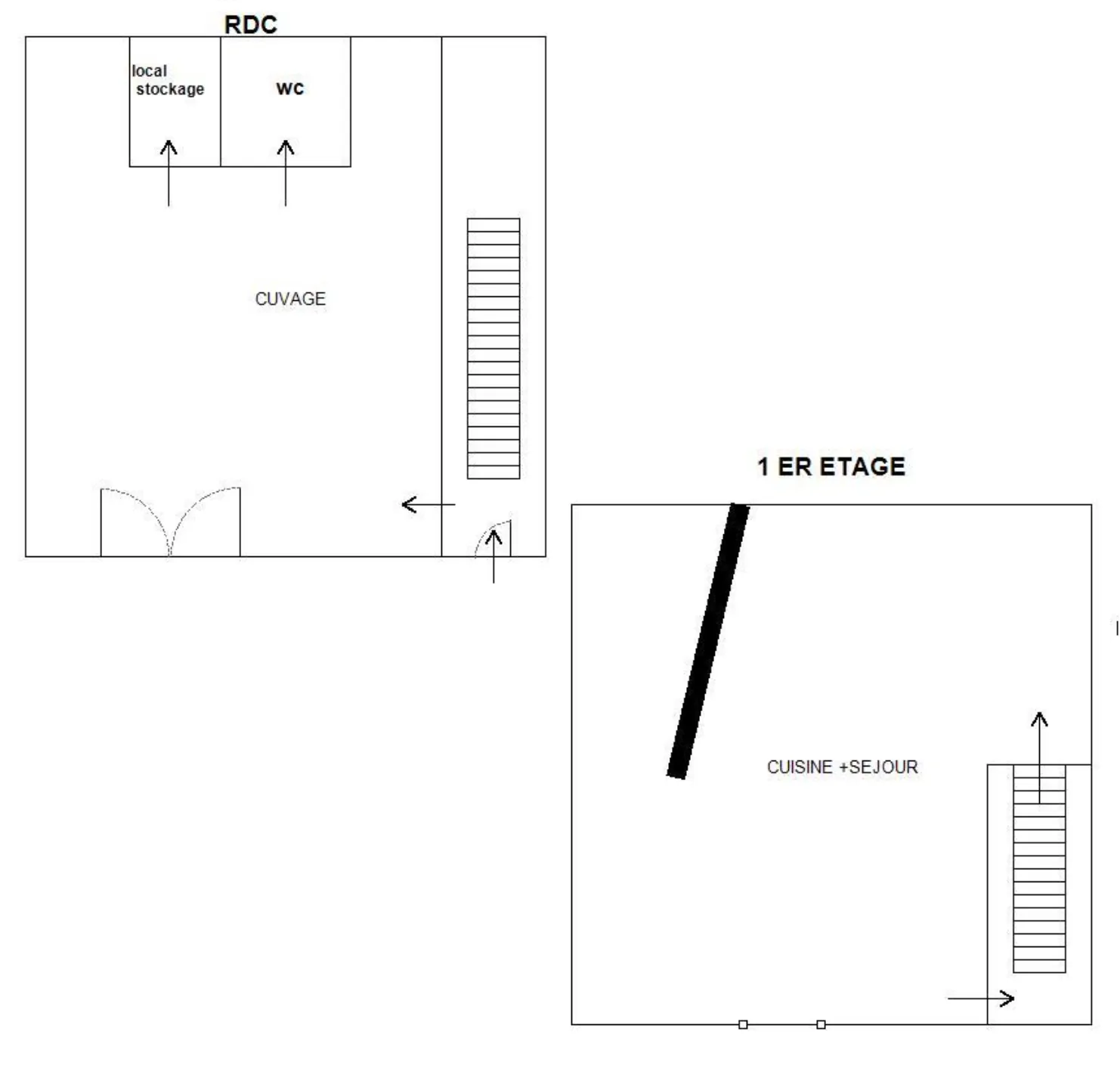 Maison de bourg à Ceyrat 100m² avec garage et cave, à rénover 