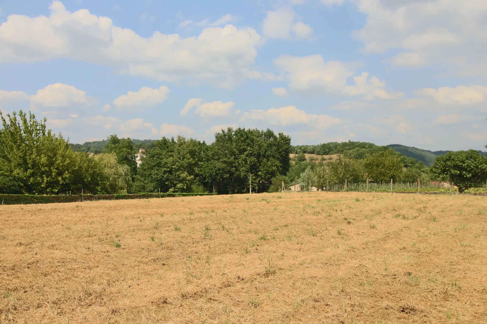 Terrain constructible de plus de 3000 m² à Puy l'Évêque, calme et proche des services 