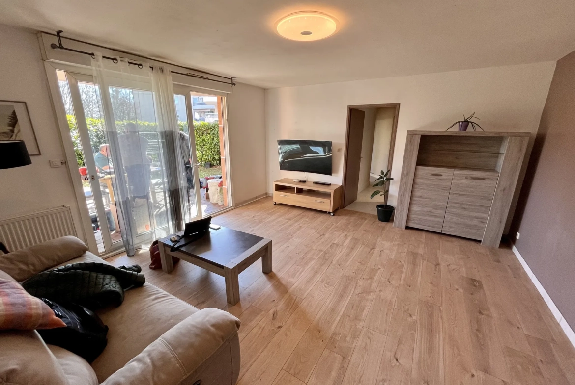 Appartement T3 en rez-de-jardin à Dijon Toison d'Or avec jardin, cave et parking 