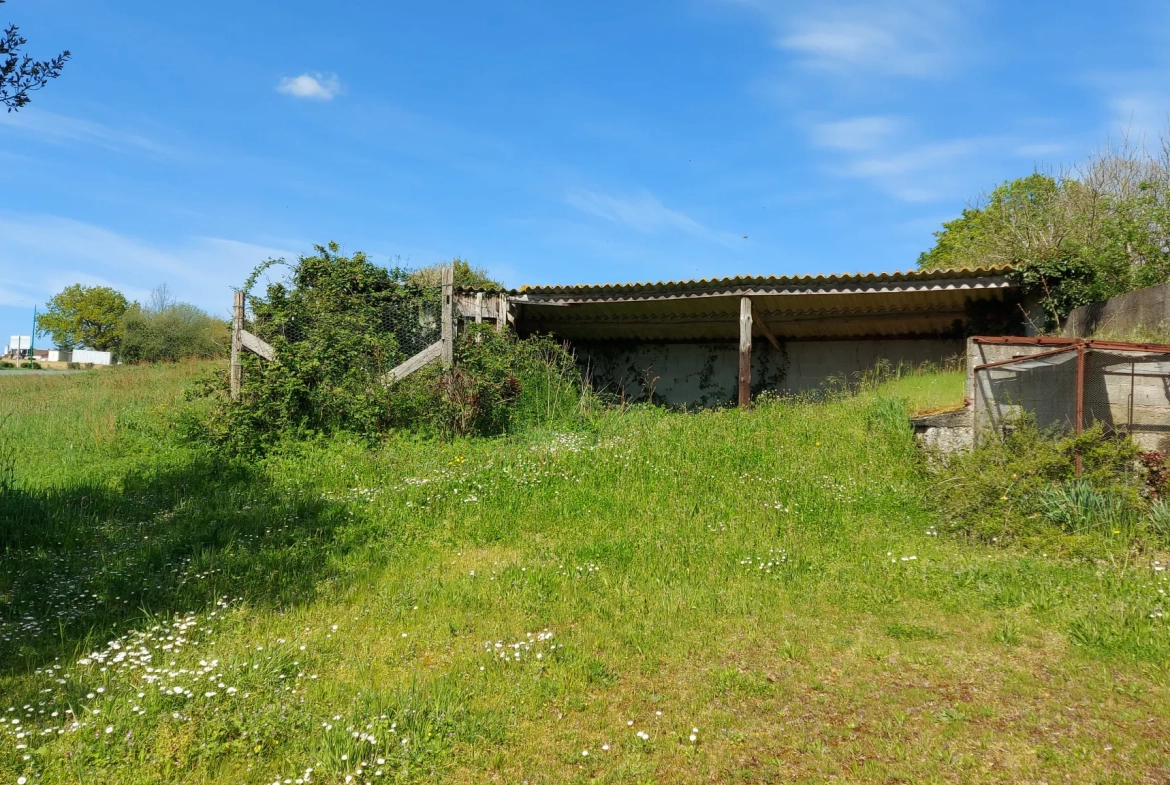 Terrain de 3538 m² proche des Herbiers, partie constructible, idéal pour projet immobilier 