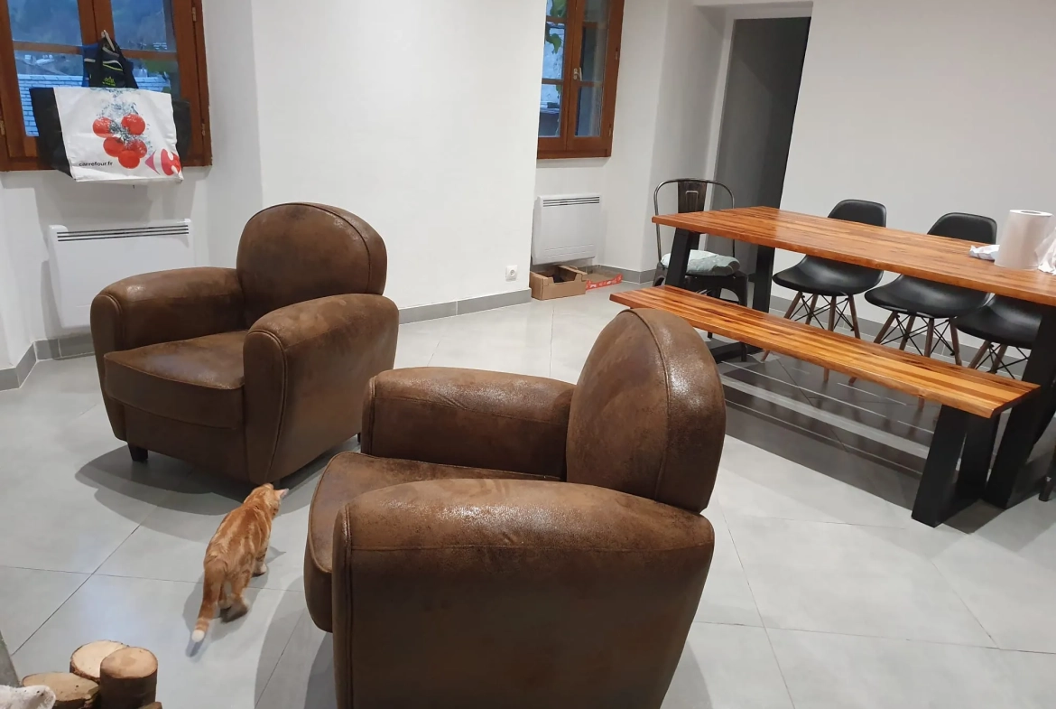 Appartement lumineux de 130 m2 avec terrasse à Tende, village paisible 