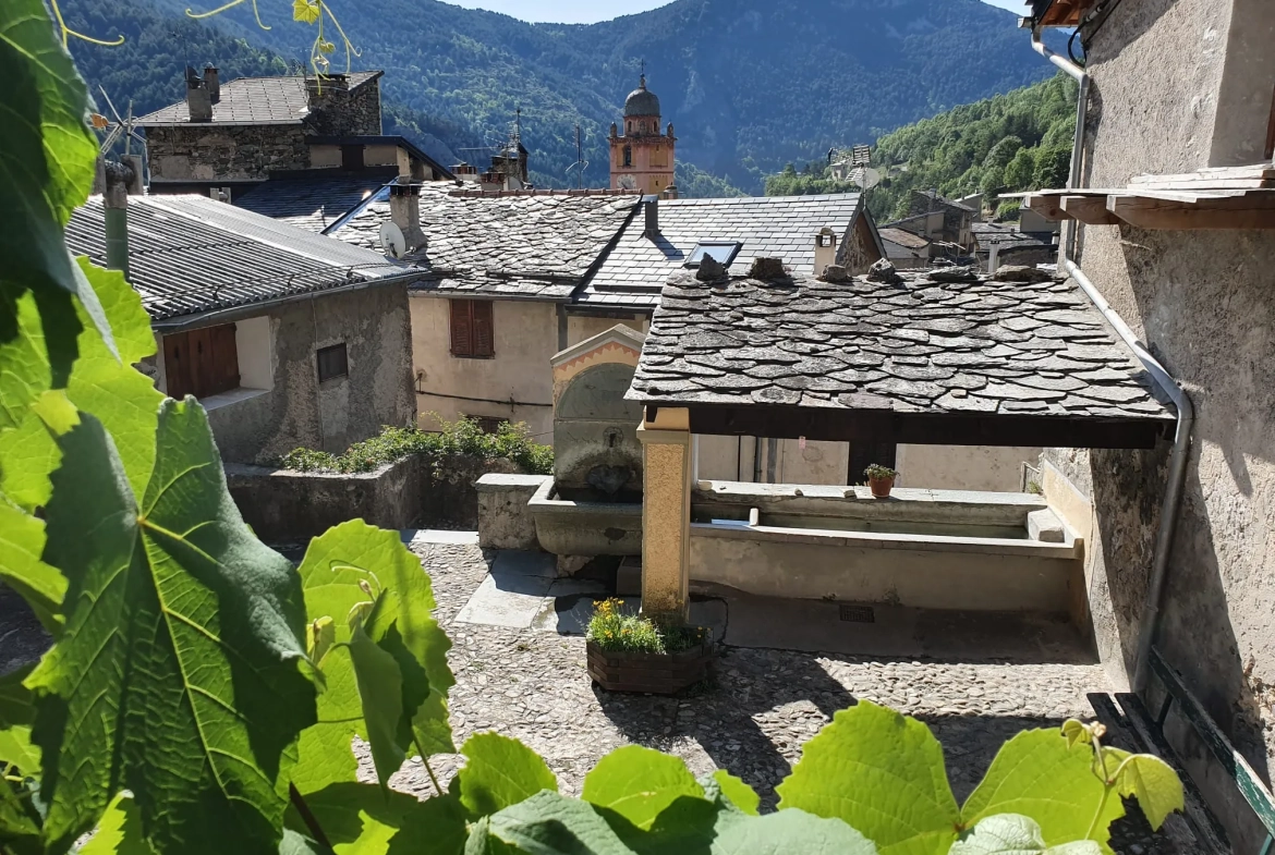 Appartement lumineux de 130 m2 avec terrasse à Tende, village paisible 