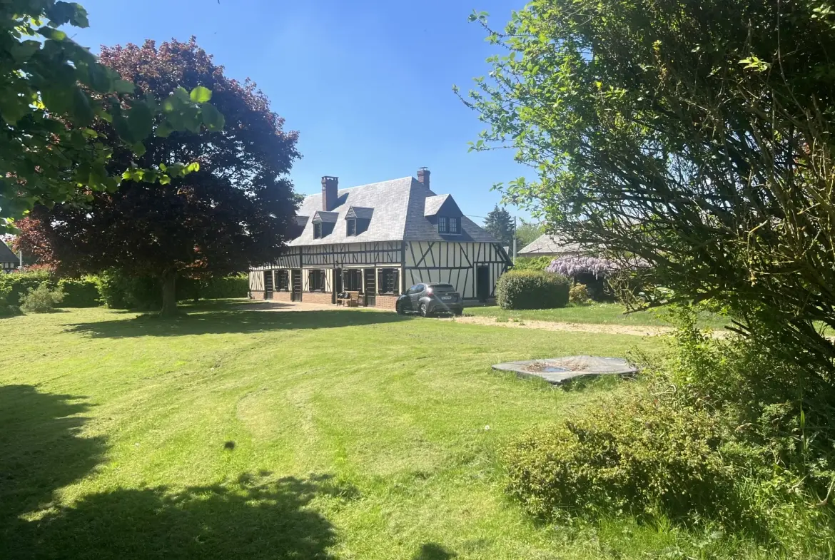 Charmante maison normande avec grand parc à 10 min du Neubourg 