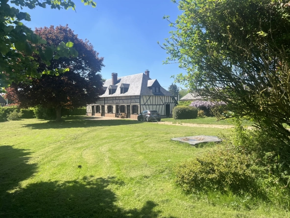 Charmante maison normande avec grand parc à 10 min du Neubourg