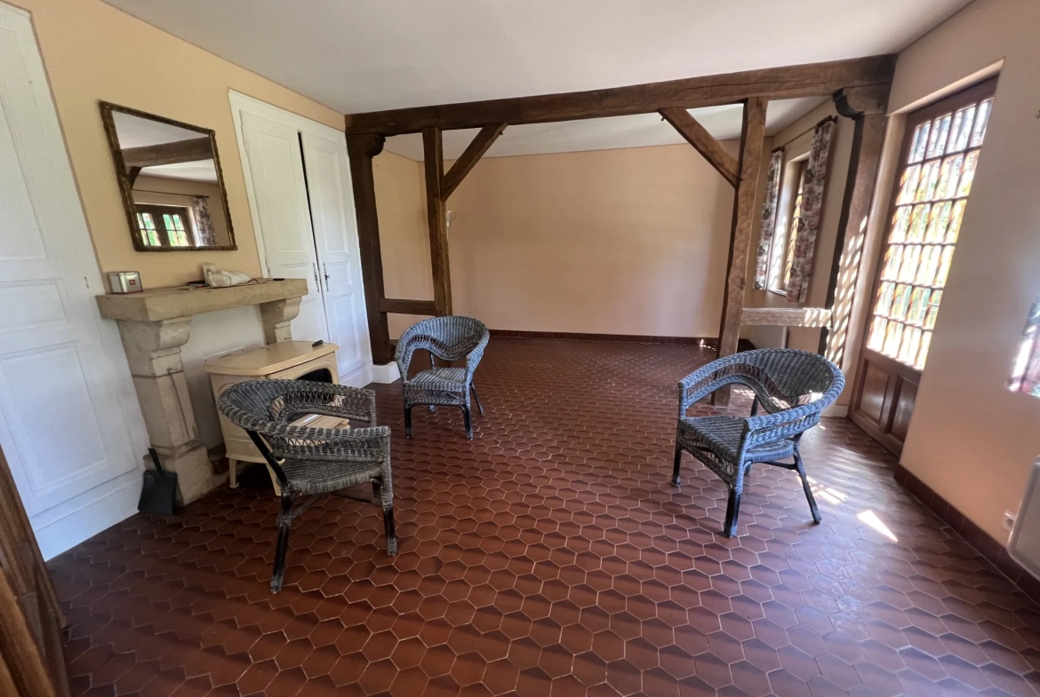 Charmante maison normande avec grand parc à 10 min du Neubourg 