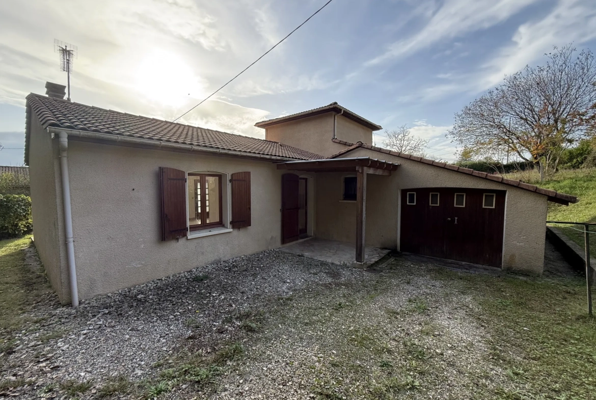 Maison familiale avec jardin et terrasses à Colayrac Saint-Cirq proche Agen 
