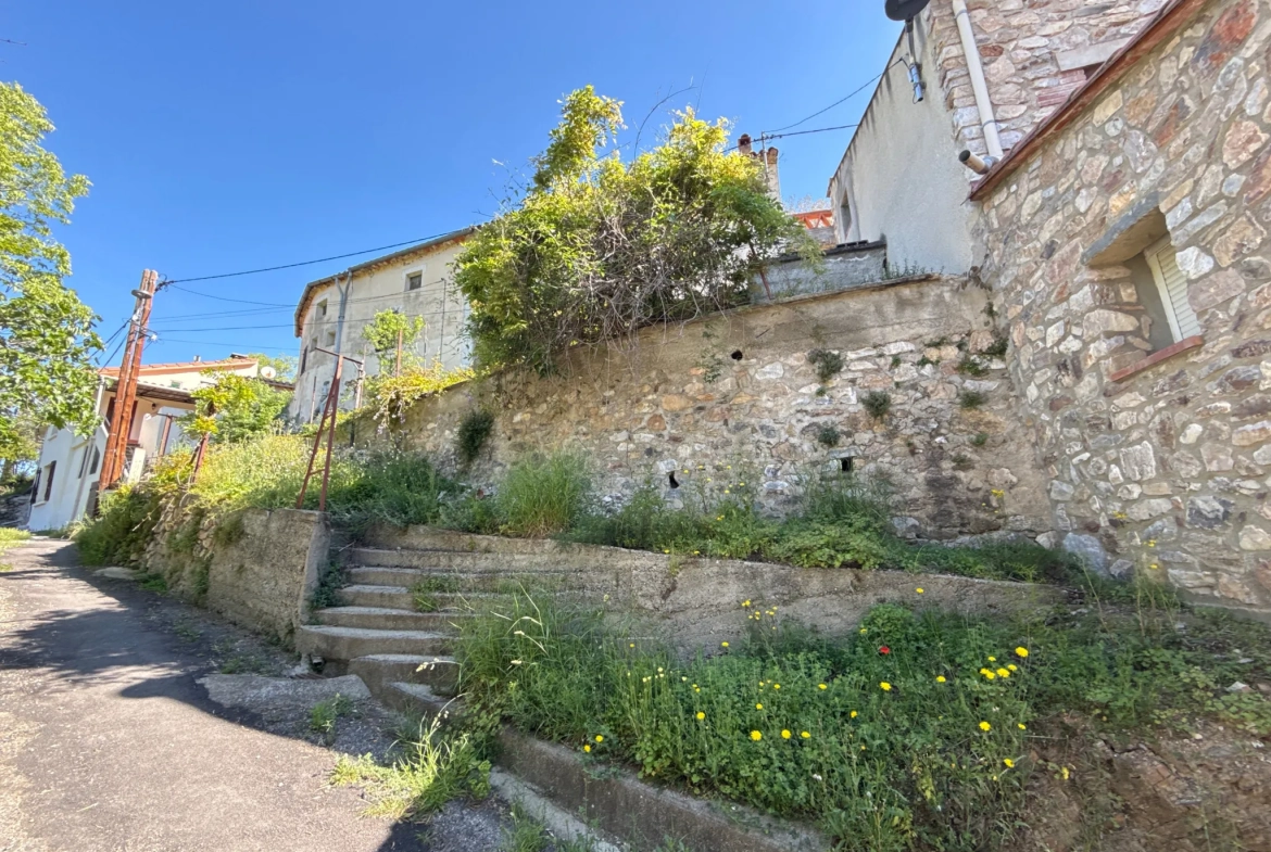 Maison de village à rénover avec jardin non attenant à Reynès - Environnement paisible 