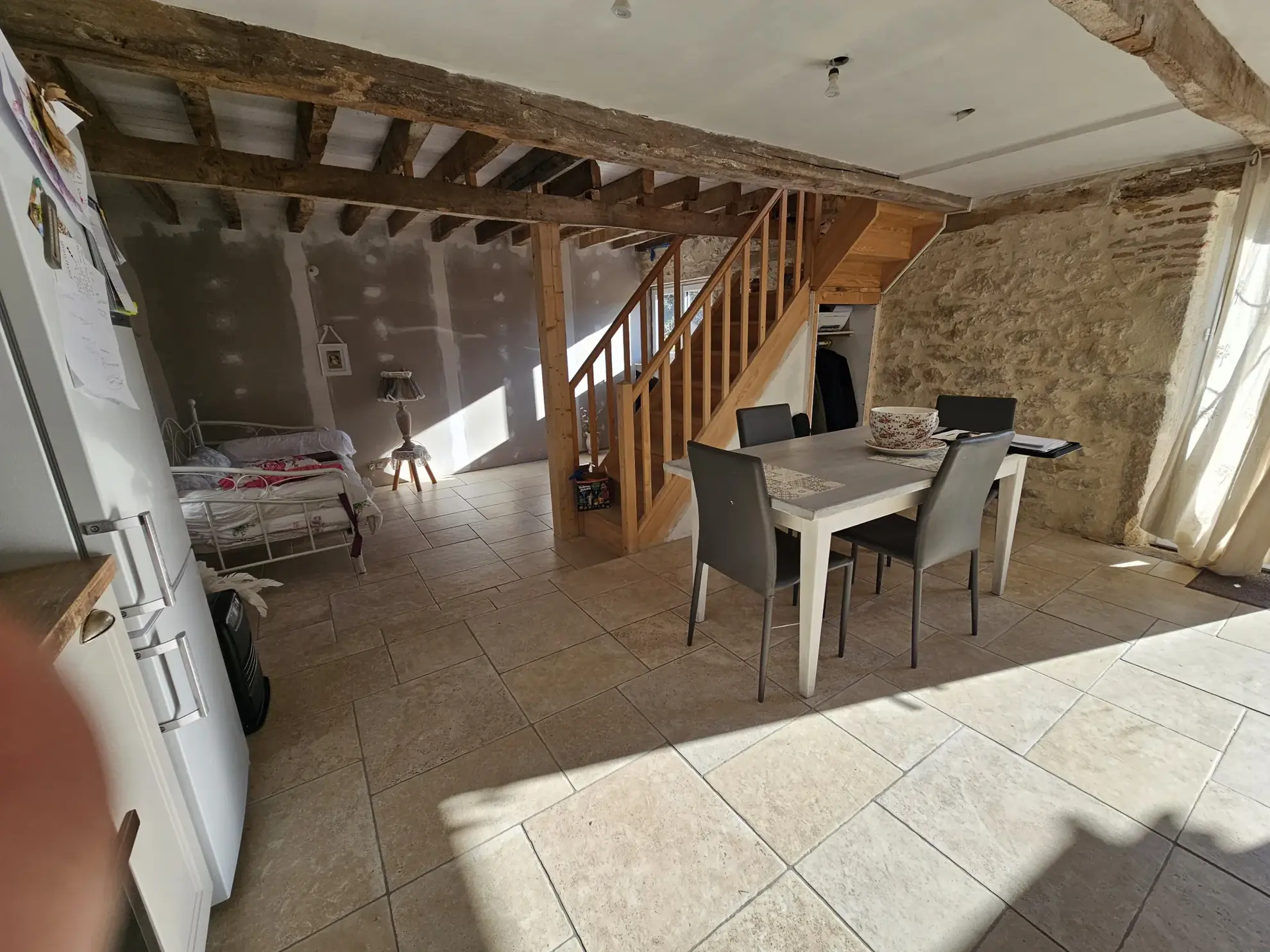 A vendre ensemble de deux maisons en pierre à Saint-Sozy, Lot 