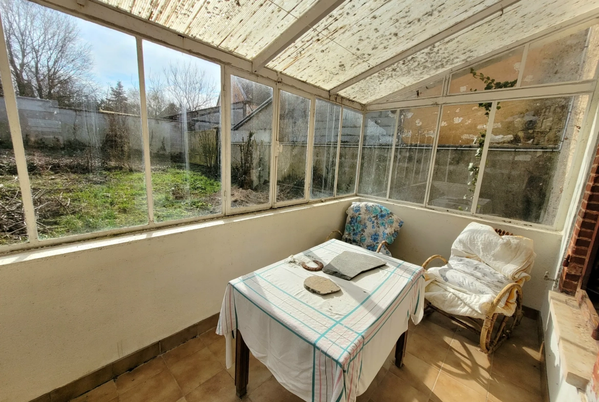 Maison à rénover de 92 m² avec grand terrain dans le Pays d'Othe 