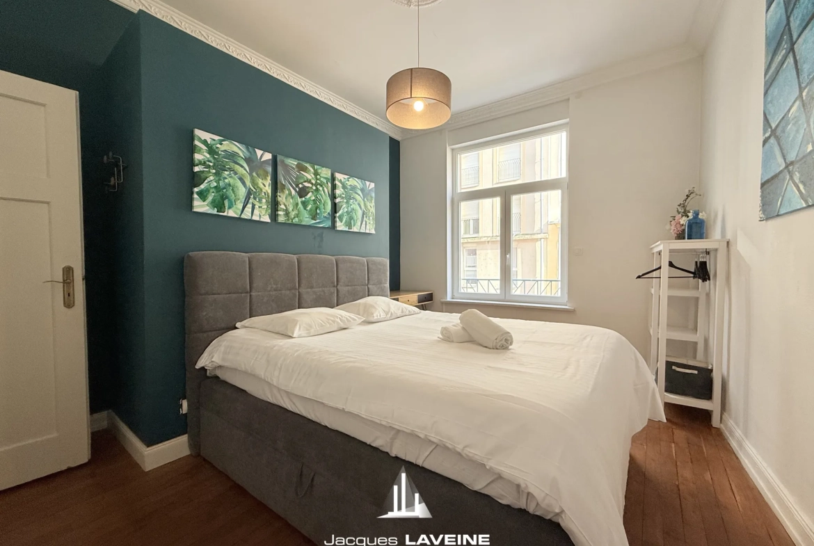 Appartement rénové de 77m² à Metz, proche de la gare et au calme 