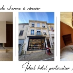 Immeuble de charme à La Réole avec cour, cave et potentiel d'investissement