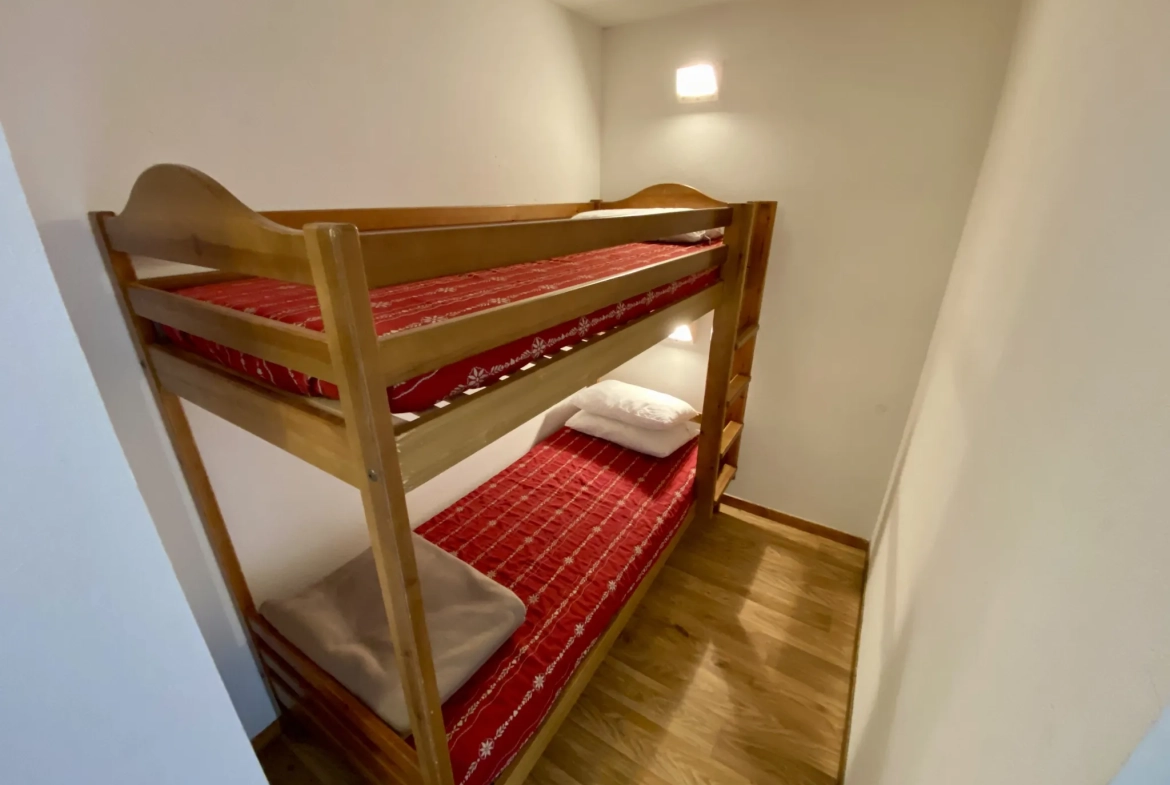 Appartement T2 cabine à vendre à Albiez Montrond, station de ski dans les Alpes 