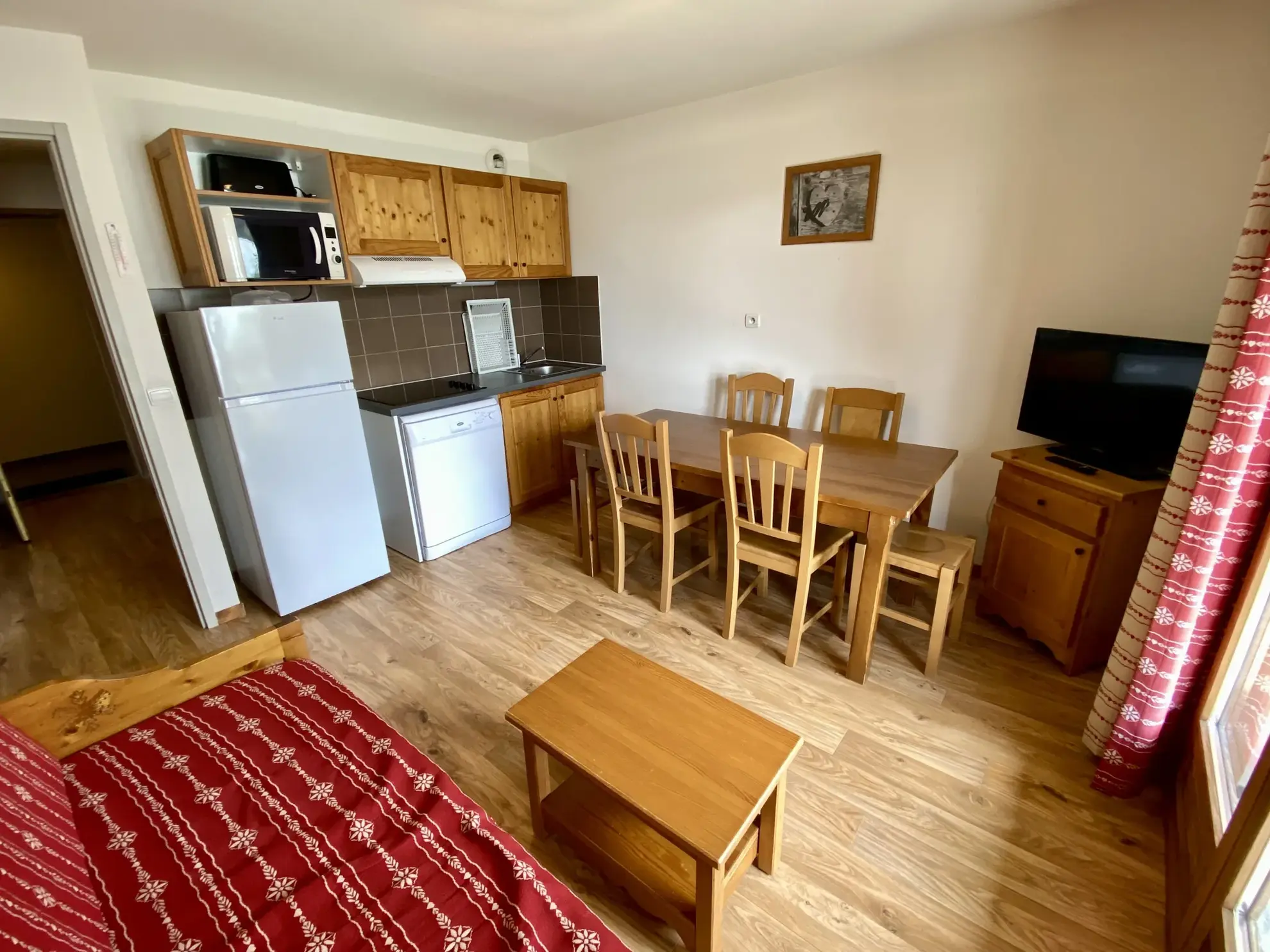 Appartement T2 cabine à vendre à Albiez Montrond, station de ski dans les Alpes 