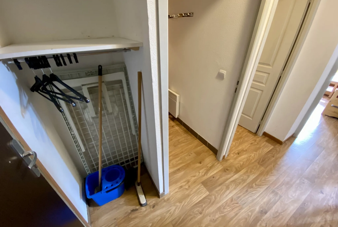 Appartement T2 cabine à vendre à Albiez Montrond, station de ski dans les Alpes 