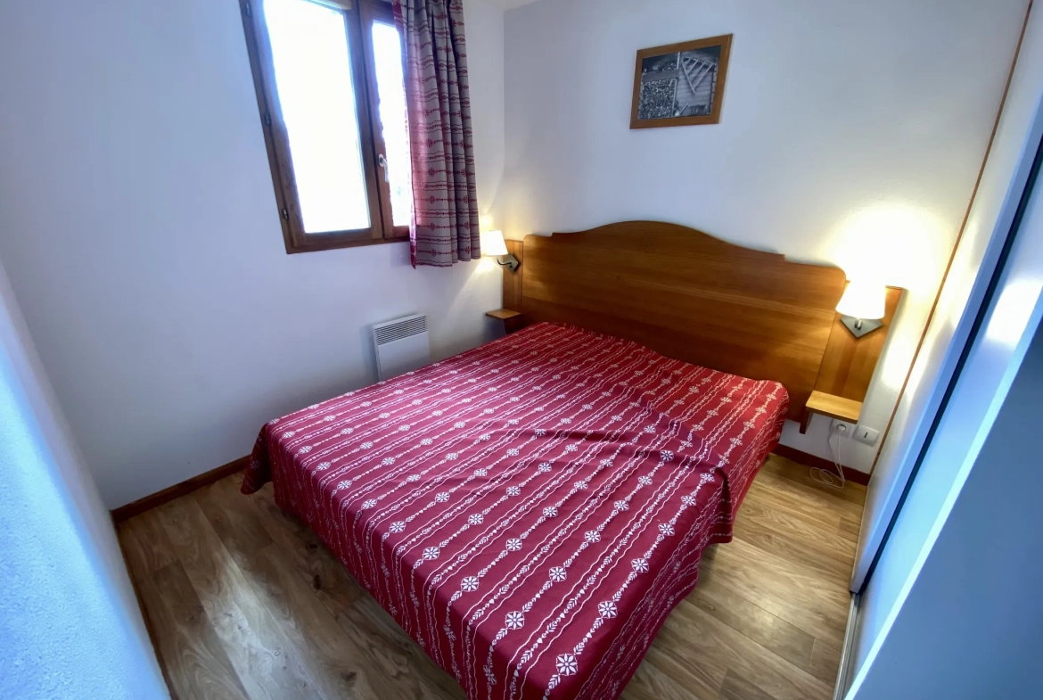 Appartement T2 cabine à vendre à Albiez Montrond, station de ski dans les Alpes 