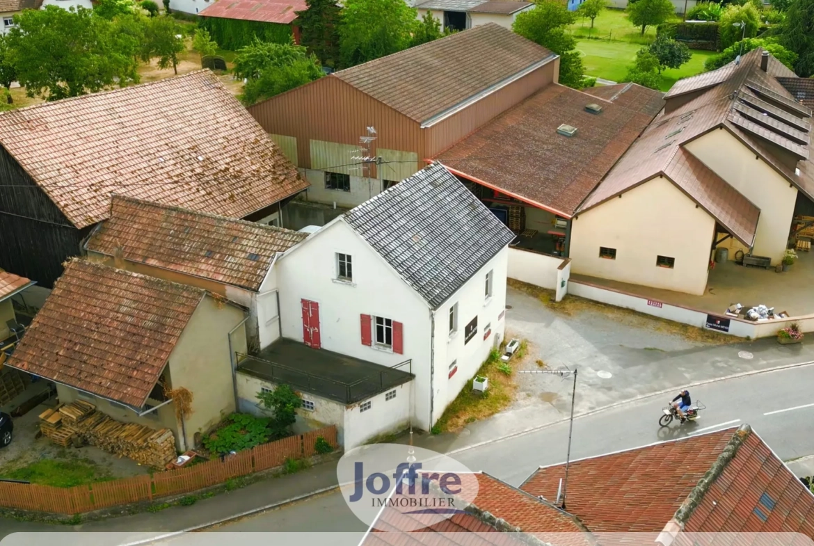 Ancienne cave viticole avec vue imprenable sur les vignes à Orschwihr 