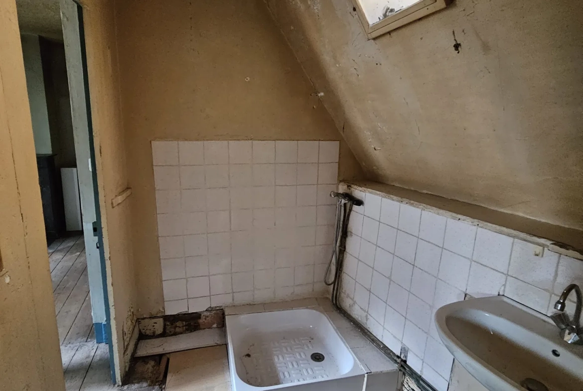 Immeuble en centre-ville de Saint-Amand-Montrond avec cour, garage et logement indépendant 