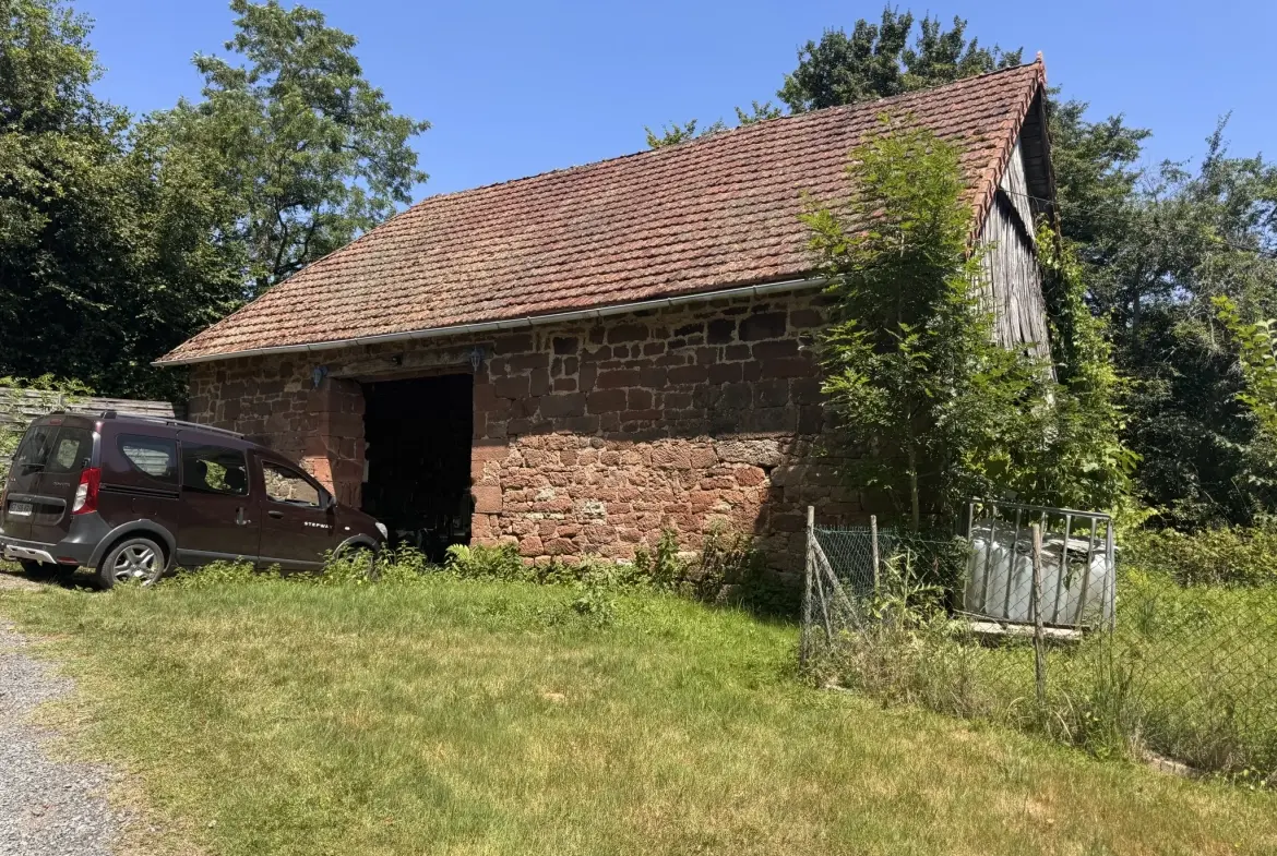 Charmante maison en pierres avec grande cuisine, 3 chambres et dépendances à Louignac 