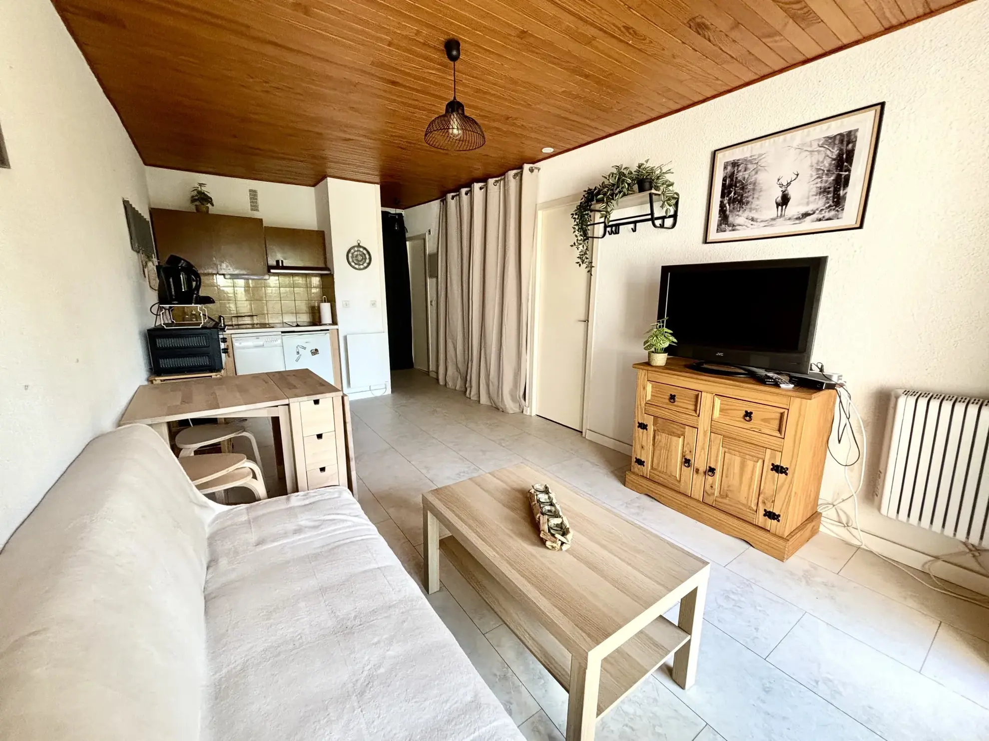 Appartement T2 bis en rez-de-jardin à Font-Romeu avec jardin ensoleillé 