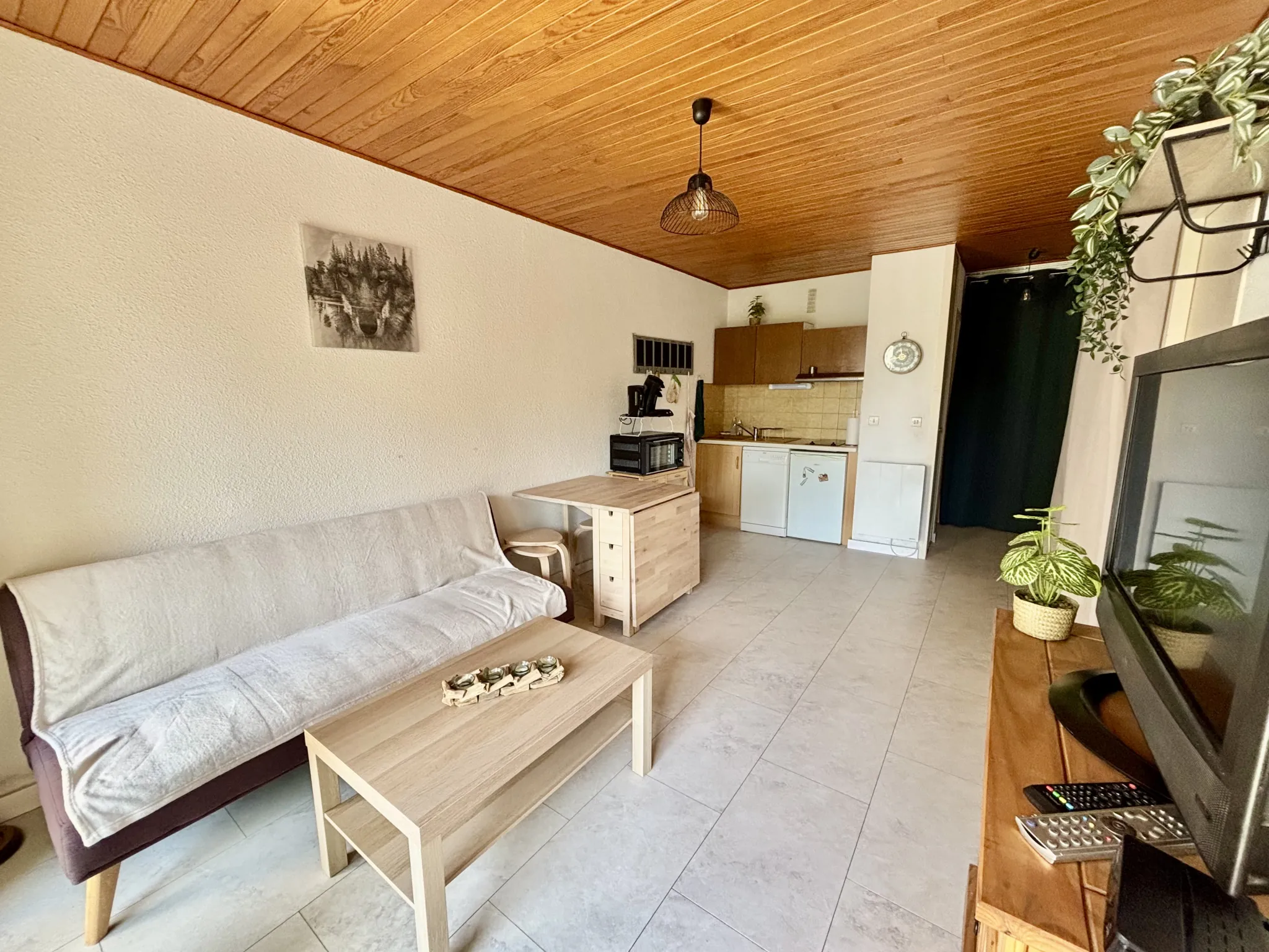 Appartement T2 bis en rez-de-jardin à Font-Romeu avec jardin ensoleillé 