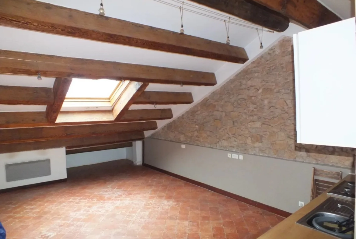 A vendre appartement T2 à Rousset avec faibles charges et charme de l'ancien 