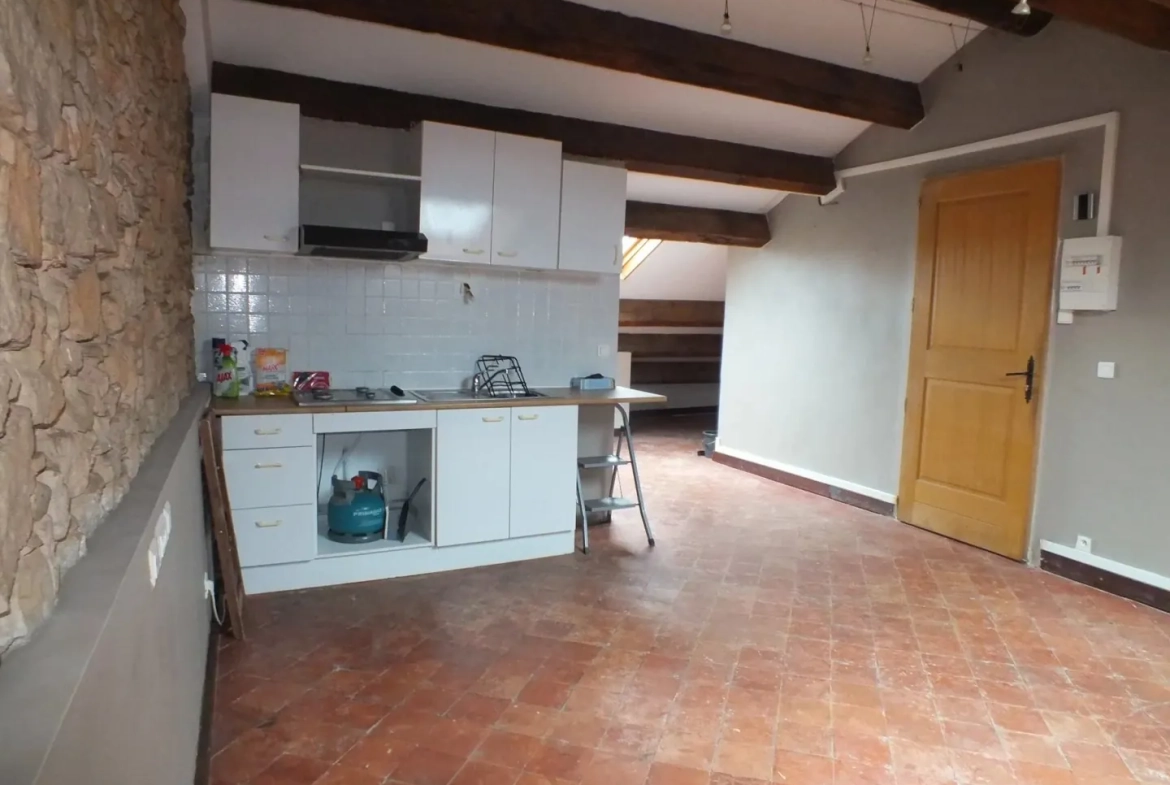 A vendre appartement T2 à Rousset avec faibles charges et charme de l'ancien 