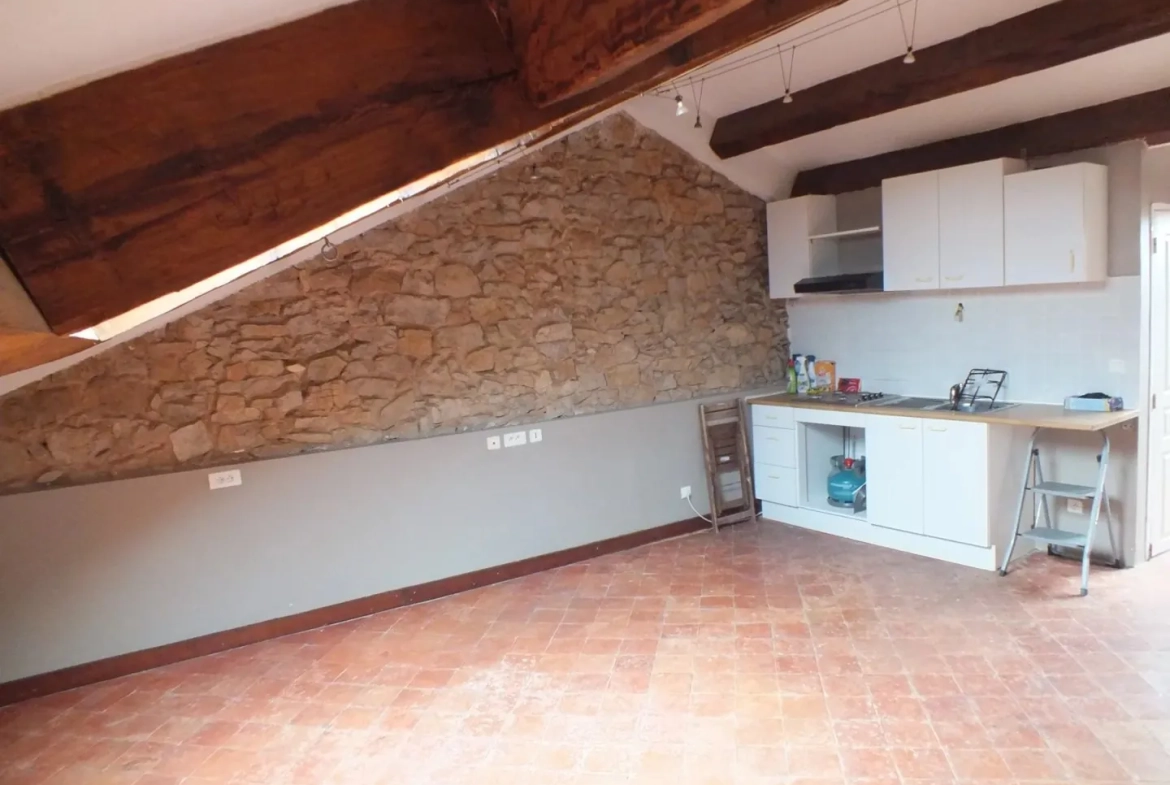A vendre appartement T2 à Rousset avec faibles charges et charme de l'ancien 