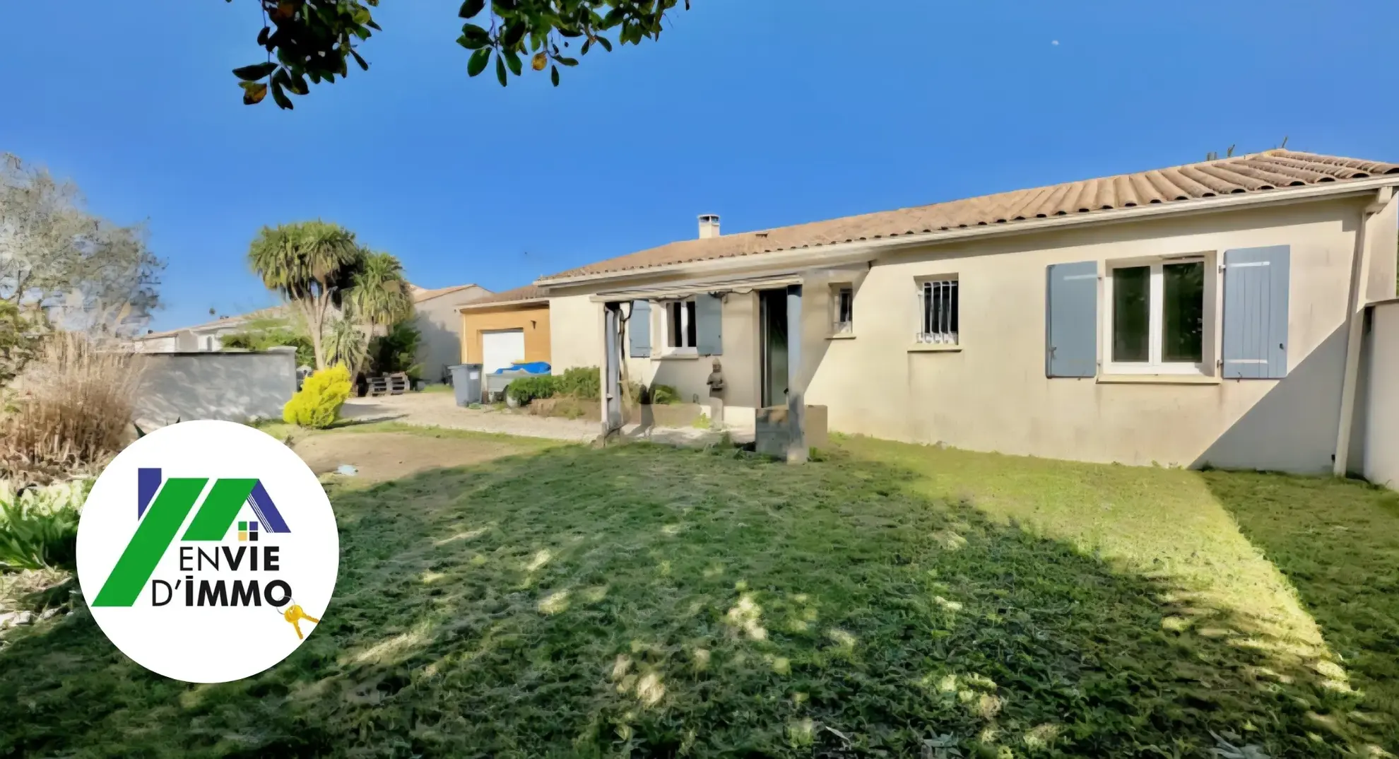 Maison de plain pied avec 4 chambres à La Ronde, proche du Marais Poitevin 
