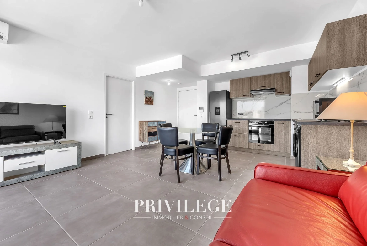 Appartement T2 neuf à Cannes avec vue sur la montagne – Investissement ou premier achat 