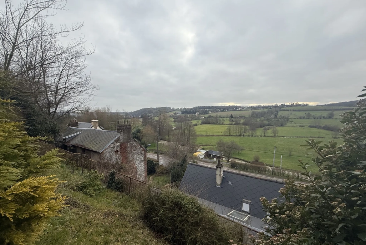 Maison 116m² à Orbec avec vue dégagée et studette indépendante 