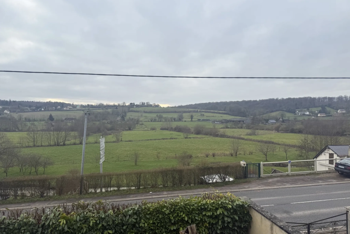 Maison 116m² à Orbec avec vue dégagée et studette indépendante 