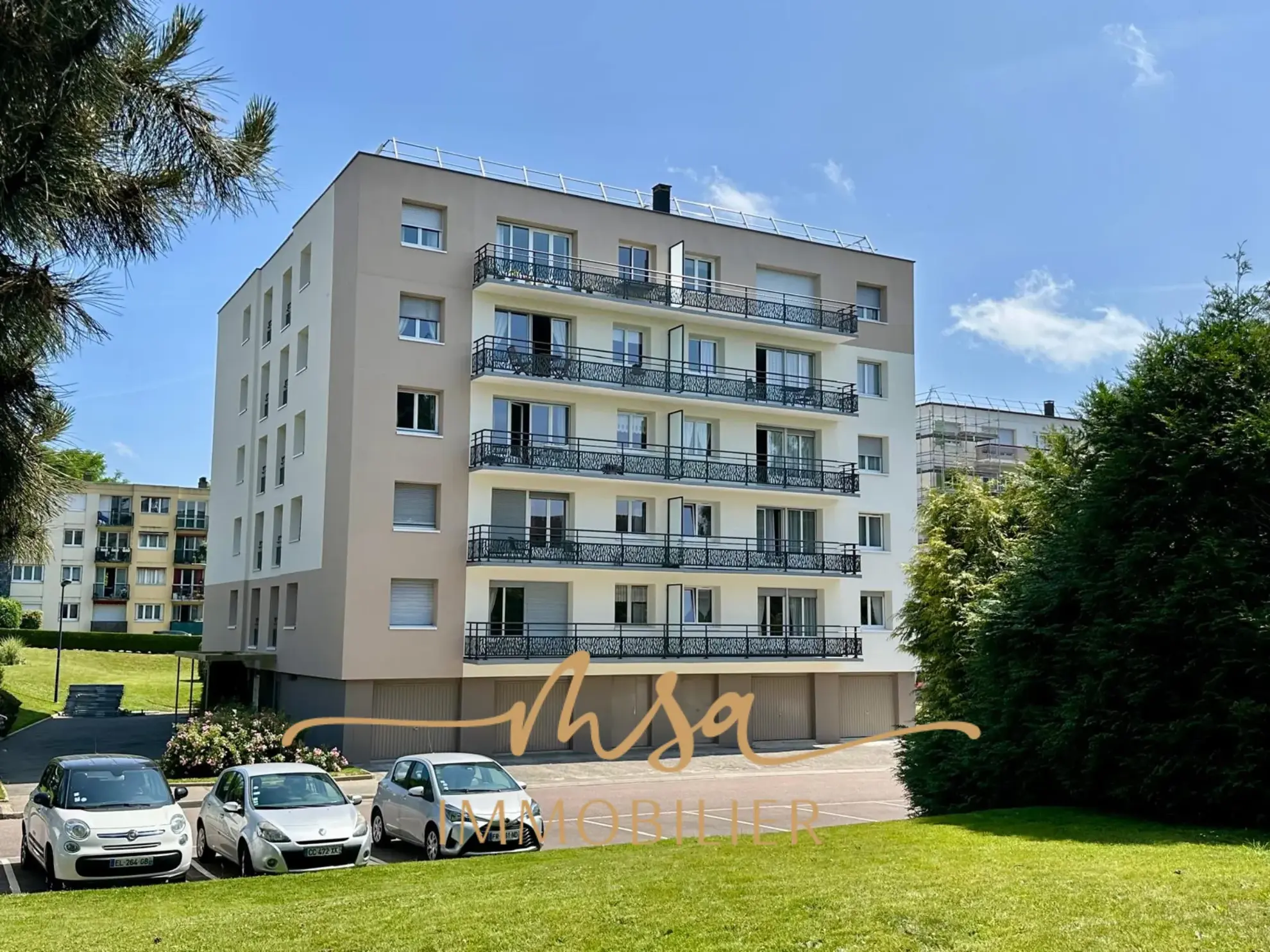 Appartement F3 de 80 m² à Bonsecours avec balcon, garage, cave et résidence sécurisée 