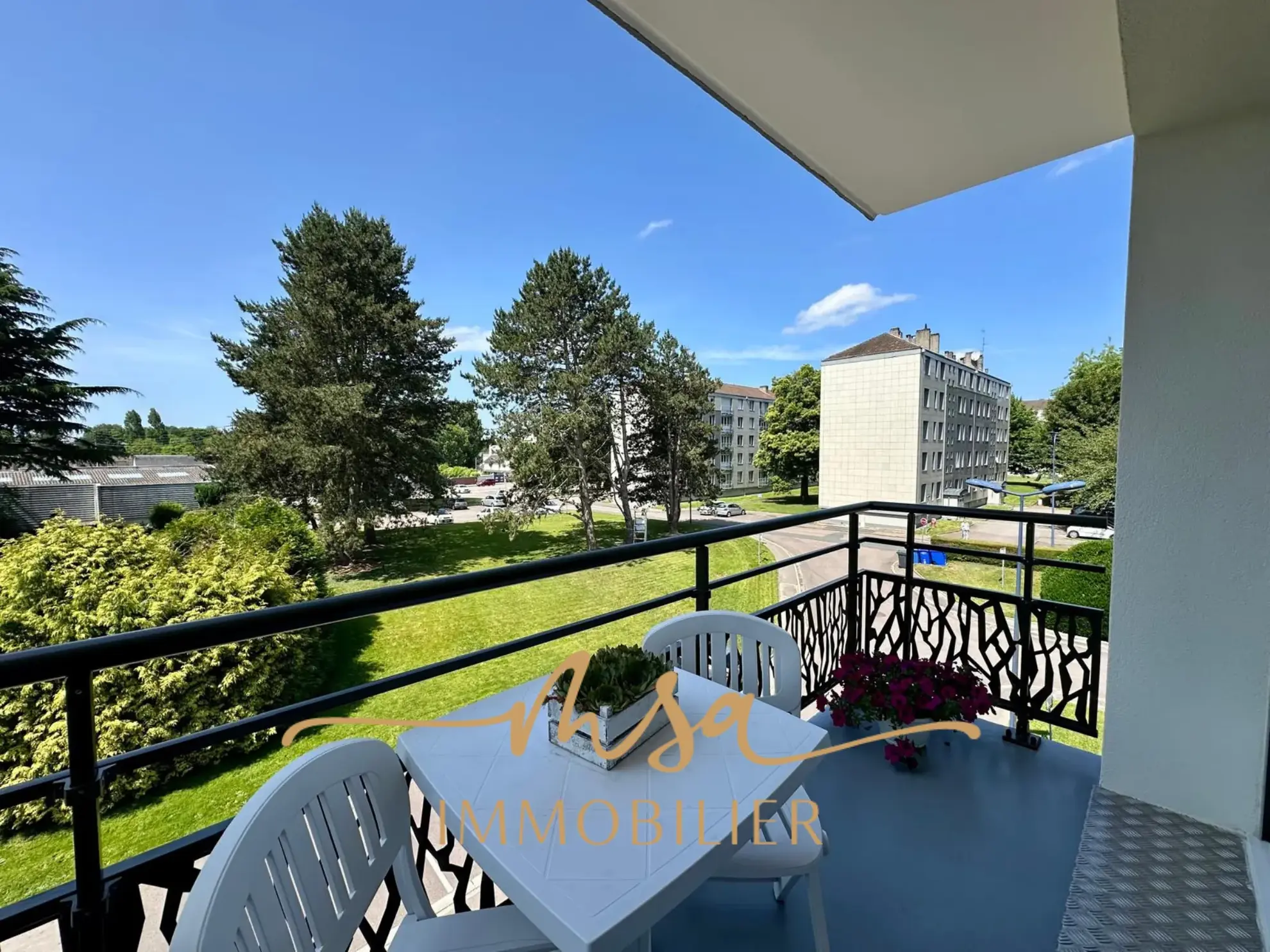 Appartement F3 de 80 m² à Bonsecours avec balcon, garage, cave et résidence sécurisée 