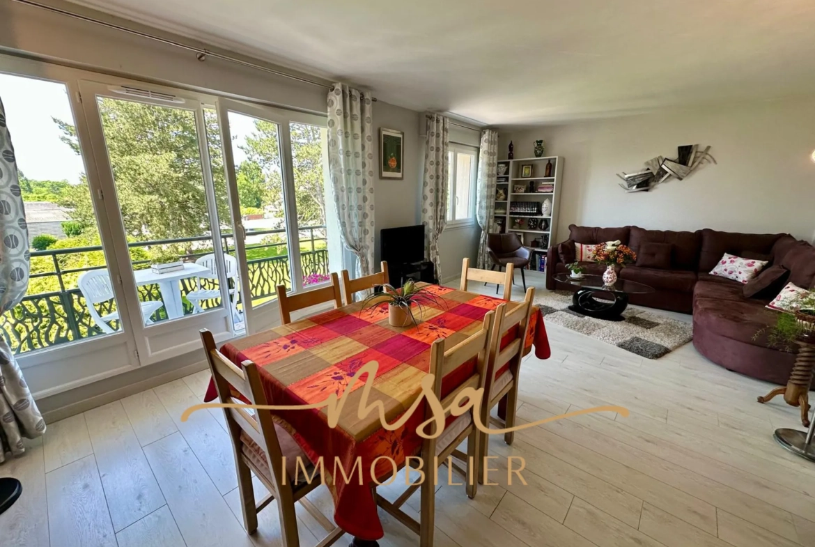 Appartement F3 de 80 m² à Bonsecours avec balcon, garage, cave et résidence sécurisée 