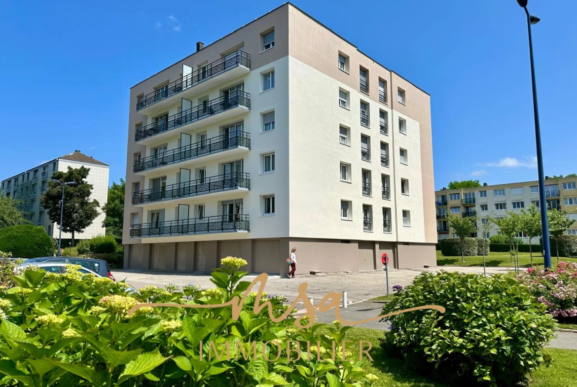 Appartement F3 de 80 m² à Bonsecours avec balcon, garage, cave et résidence sécurisée 