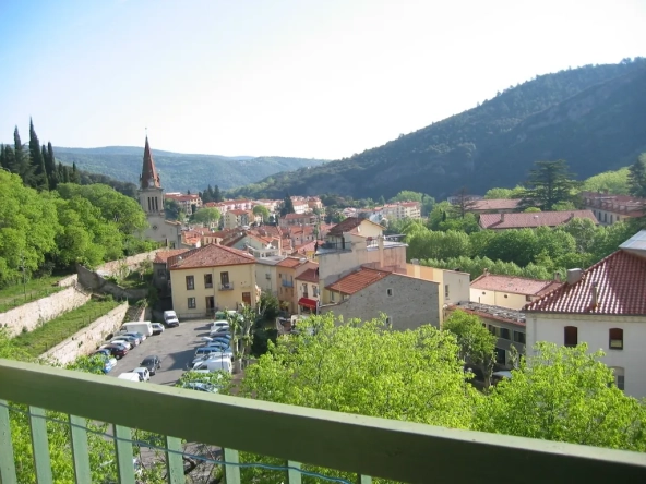 Appartement F2 avec parking et vue sur Amélie-les-Bains