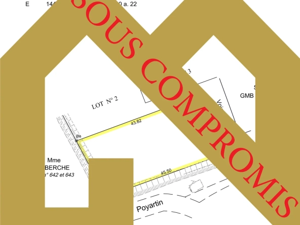 Terrain constructible de 1022 m² à Montfort en Chalosse à saisir
