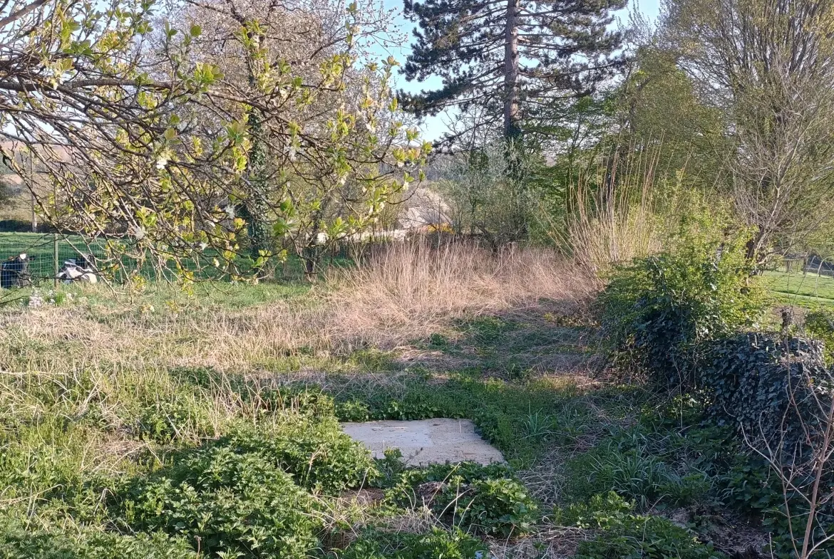 Maison de village à Gergny (02) à rénover avec grand terrain et potentiel touristique 