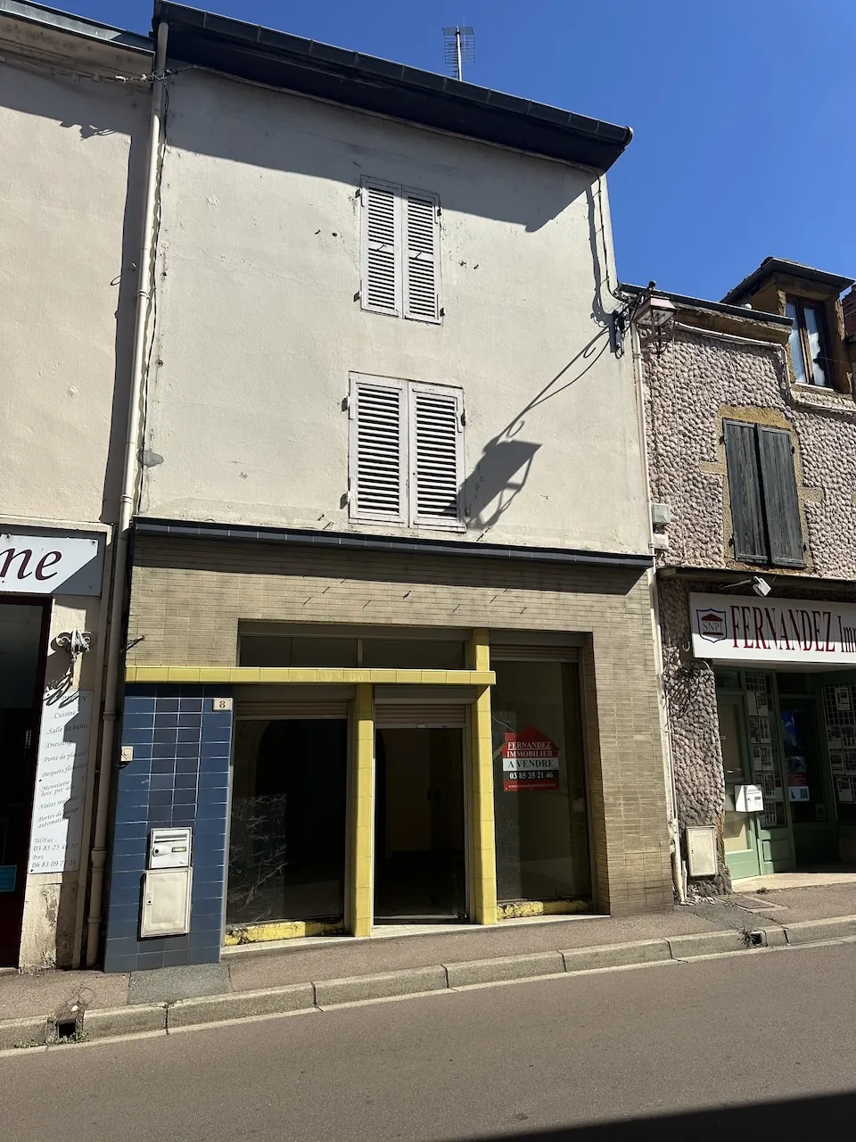 Maison de ville à vendre à Marcigny - Rénovation avec potentiel, 3 chambres, chauffage gaz 