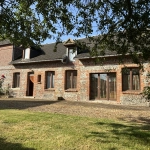 Belle maison en brique et silex à Guilmecourt près de la mer