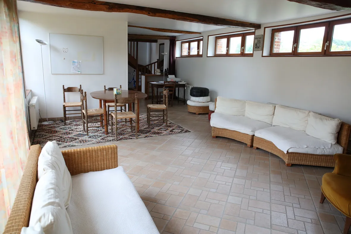 Belle maison en brique et silex à Guilmecourt près de la mer 
