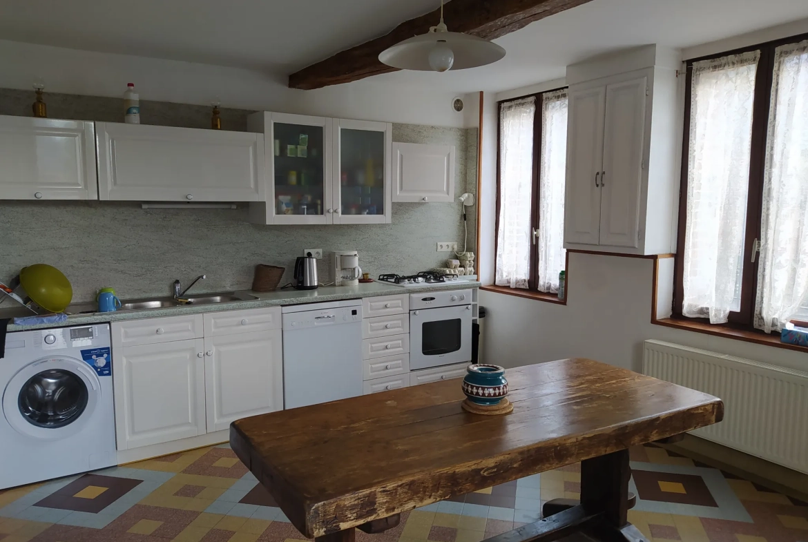 Belle maison en brique et silex à Guilmecourt près de la mer 