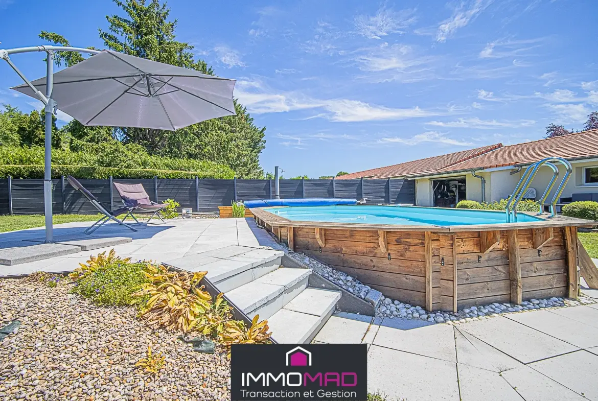 Maison de plain-pied de 140 m² avec piscine à Verdun proche zone du dragon 